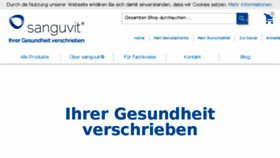 What Sanguvit.de website looked like in 2018 (6 years ago)