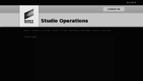 What Sonypicturesstudios.com website looked like in 2018 (6 years ago)