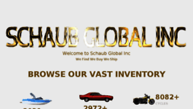 What Schaubglobal.com website looked like in 2018 (6 years ago)