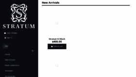 What Stratum.store website looked like in 2018 (6 years ago)