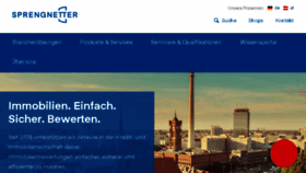What Sprengnetter.de website looked like in 2018 (6 years ago)