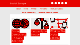 What Social-europe.eu website looked like in 2018 (6 years ago)