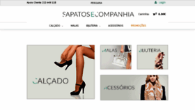 What Sapatosecompanhia.pt website looked like in 2018 (6 years ago)