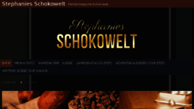 What Stephanies-schokowelt.de website looked like in 2018 (6 years ago)