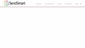 What Sendsmart.com website looked like in 2018 (6 years ago)