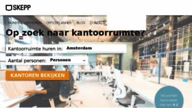 What Skepp.nl website looked like in 2018 (6 years ago)