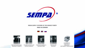 What Sempa.de website looked like in 2018 (6 years ago)