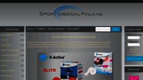 What Sportmedical.fi website looked like in 2018 (6 years ago)