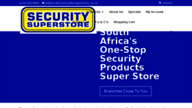 What Securitysuperstore.co.za website looked like in 2018 (6 years ago)