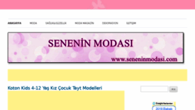 What Seneninmodasi.com website looked like in 2018 (6 years ago)