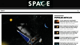 What Space.news website looked like in 2018 (6 years ago)