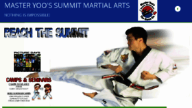 What Summittaekwondo.com website looked like in 2018 (6 years ago)