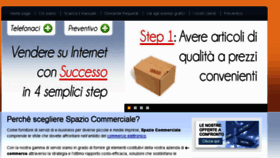 What Spaziocommerciale.com website looked like in 2018 (6 years ago)