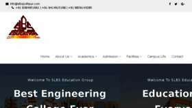 What Slbsjodhpur.com website looked like in 2018 (6 years ago)