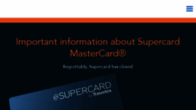 What Supercard.io website looked like in 2018 (6 years ago)