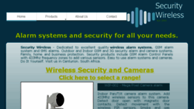What Securitywireless.co.za website looked like in 2018 (6 years ago)