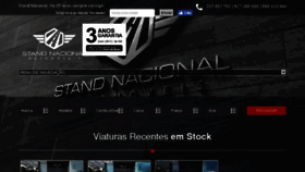 What Standnacional.com website looked like in 2018 (6 years ago)