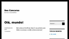 What Seuconcurso.com.br website looked like in 2018 (6 years ago)