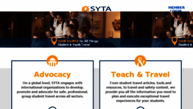 What Syta.org website looked like in 2018 (6 years ago)