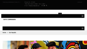 What Suitrepublic.ie website looked like in 2018 (7 years ago)