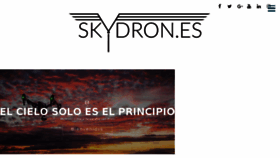 What Skydron.es website looked like in 2018 (6 years ago)