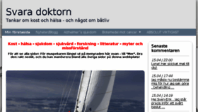 What Svaradoktorn.se website looked like in 2018 (6 years ago)