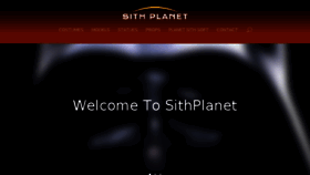 What Sithplanet.com website looked like in 2018 (6 years ago)
