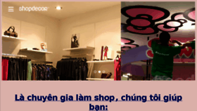What Shopdecor.vn website looked like in 2018 (6 years ago)