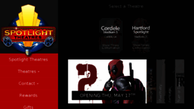 What Spotlighttheatres.com website looked like in 2018 (6 years ago)