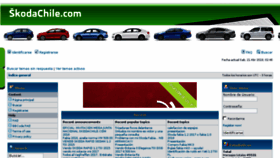 What Skodachile.com website looked like in 2018 (7 years ago)