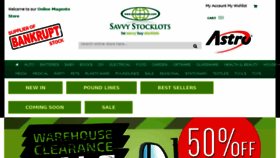 What Savvystocklots.com website looked like in 2018 (6 years ago)