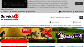 What Schleich-s.fr website looked like in 2018 (6 years ago)