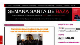 What Semanasantadebaza.com website looked like in 2018 (6 years ago)