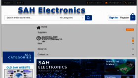 What Sah.rs website looked like in 2018 (6 years ago)