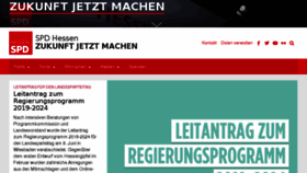 What Spd-hessen.de website looked like in 2018 (6 years ago)