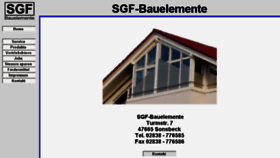 What Sgf-bauelemente.de website looked like in 2018 (6 years ago)