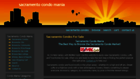 What Sacramentocondomania.com website looked like in 2018 (6 years ago)