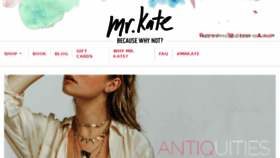 What Shop.mrkate.com website looked like in 2018 (6 years ago)