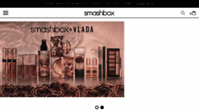 What Smashbox.com website looked like in 2018 (6 years ago)
