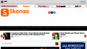 What Skanaa.com website looked like in 2018 (6 years ago)