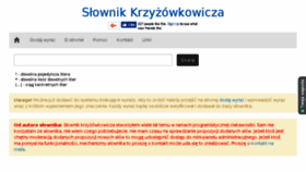 What Slownik.adiasz.pl website looked like in 2018 (6 years ago)