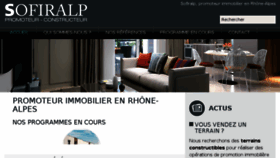 What Sofiralp.fr website looked like in 2018 (6 years ago)