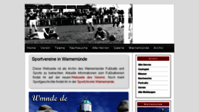 What Sv-warnemuende.de website looked like in 2018 (6 years ago)