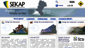 What Sekap.pl website looked like in 2018 (7 years ago)