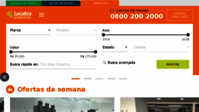 What Seminovoslocaliza.com.br website looked like in 2018 (6 years ago)