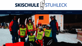 What Skischule-stuhleck.at website looked like in 2018 (6 years ago)