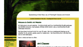 What Smithsart.com website looked like in 2018 (6 years ago)