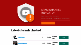 What Spam.tm website looked like in 2018 (6 years ago)