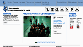 What Sv-oberteisendorf.de website looked like in 2018 (6 years ago)