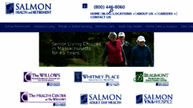 What Salmonhealth.com website looked like in 2018 (6 years ago)